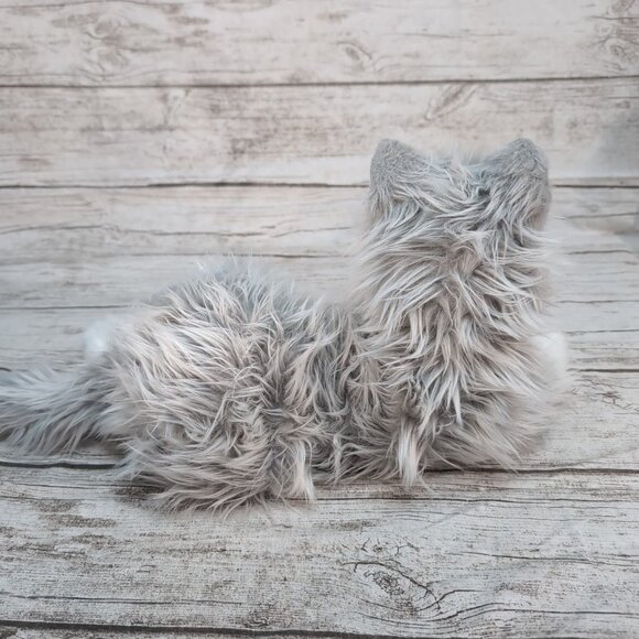 Joy For All Companion Therapy Pet Hasbro Silver Cat Mechanical Plush LikeFurreal - Picture 6 of 7